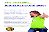 IT'S COMING BRUMVENTURE 2018! · Chef, Communicator, Craft, Cyclist, DIY/Electronics, Emergency Aid Stage 4, Forester, MAA Archery, MAA Air Rifles, Mechanic, Photographer, Pioneer