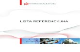 LISTA REFERENCYJNA - enap.com.plenap.com.pl/files/upload/zwykaz_prac_208-2013_02.14_.pdf · Nasza oferta produkcyjna obejmuje: Regulatory napięcia transformatora Automatykę samoczynnego