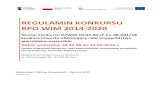 REGULAMIN KONKURSU RPO WiM 2014-2020rpo-wupolsztyn.praca.gov.pl/documents/3210657/6190190/2018_10.… · REGULAMIN KONKURSU RPO WiM 2014-2020 Numer konkursu RPWM.10.04.00-IP.01-28-001/18