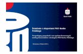 Śniadanie z ekspertami PKO Banku Polskiego - prezentacja dla … · 2019. 8. 30. · 6 Procesy inflacyjne Przejściowy spadek inflacji poniżej zera w 3q 2014r. •Inflacja CPI spadła