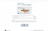 COLWAY - Kolagen Naturalny, Kosmetyki i Suplementy · w tym witamina C Sk\adniki: 375 mg mg 125 mg 50 mg Ekstrakt 15:1 z gorzkiej pomaraóczy (Citrus aurantium L.) standaryzowany
