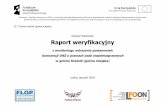 Dariusz Wadowski Raport weryfikacyjny · WCAG 2.0 – Web Content Accessibility Guidelines (ISO/IEC 40500:2012), w tłumaczeniu na język polski: wytyczne dotyczące ułatwień w