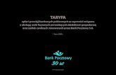 TARYFA - Bank Pocztowy · TARYFA opłat i prowizji bankowych pobieranych za czynności związane z obsługą osób fizycznych prowadzących działalność gospodarczą oraz spółek