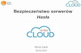 Bezpieczeństwo serwerów Hasła - Aruba Cloud · Bezpieczeństwo aplikacji WWW Bezpieczeństwo aplikacji mobilnych-10% Obowiązuje 10 dni Hasło: 3d92b6f0 Szkolenia – rabat. Dziękuję