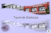 Technik Elektryk - zs3.sanok.pl · Technik elektryk - jest nowoczesnym i rozwojowym zawodem umożliwiającym osiągnięcie satysfakcji z wykonywanej pracy. Rozwój techniki i zwiększanie