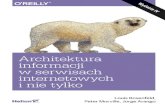 Tytuł oryginału: Information Architecture: For the Web ...czytelnia.wiedzanaplus.pl/...w...internetowych_i_nie_tylko_Wydanie_IV… · Projektowanie etykiet 135 Podsumowanie 152