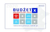 BUDŻET - Strona głównakopernik.radom.pl/images/Prezentacja BO 2020.pdfbudŻet obywatelski 2020 razem zmieniajmy nasze miasto poinformuj bliskich i znajomych wypeŁnij formularz