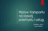 Wpływ transportu na rozwój przemysłu i usługsp3.edu.pl/files/Zad14_kl_7ab_wplyw_transportu.pdfNotatka do zeszytu 1. Transport i jego znaczenie. Transport to przewóz ładunkówi