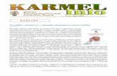 K O Ś C I Ó Ł - KarmeliciBosi.pl · Karmel-Info n. 59 (lipiec 2015) s. 3 Przykład świętej Teresy z Lisieux zachęca nas do praktykowania małej drogi miłości, by nie przegapić