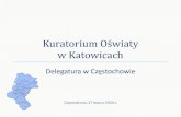 Kuratorium Oświaty w Katowicach · dla absolwentów 8-letniej szkoły podstawowej 4-letnie liceum ogólnokształcące 5-letnie technikum 3-letnia branżowa szkoła I stopnia Rekrutacja