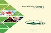 informator ang v18 - psw.kwidzyn.edu.pl Powiślański University started its activity in 1999. It is a non-state school established under the decision of the Minister of Science and
