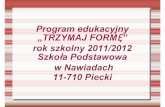 Program edukacyjny „TRZYMAJ FORMĘ rok szkolny …oswiata.sanepid.olsztyn.pl/wp-content/uploads/2010...gazetka ścienna , ,, Smaczne kolorki” Bożena Niedźwiedzka Gazetka Grudzień