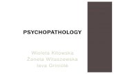 New PSYCHOPATHOLOGY - Promocja Zdrowia · 2015. 1. 9. · promotes positive adaptation despite exposure to adverse life experiences. Resilience is thought to be important as a component