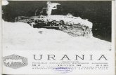 URANIA · hocki klocki w rodzaju polskiej szlachty zagrodowej na Łem- kowszczyźnie. (...)” Symboliczny kamień węgielny pod budowę Obserwatorium położono latem 1936 roku.