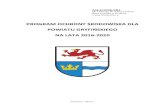 PROGRAM OCHRONY ŚRODOWISKA DLA POWIATU GRYFIŃSKIEGObip.gryfino.powiat.pl/ocka/pos_2016_2020.pdf · Program ochrony środowiska jest dokumentem planowania strategicznego, stawiającym