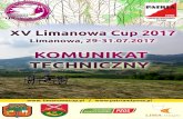 X „LIMANOWA CUP'limanowacup.pl/page17/files/biuletyn2pl.pdfLas iglasty, bardzo dobrze przebieżny. Teren składa się z 3 części: teren wokół szczytu Łysej Góry, strome północne