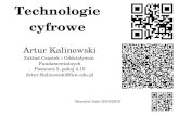 Technologie cyfrowe - brain.fuw.edu.pl · 6 Wykład 10 Usługi internetowe: poczta protokoły poczty internetowej (ang. email): serwery i klienci poczty internetowej korzystają z
