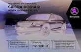 NOWY GATUNEK SUV-A - kampanie.skoda.pl · ŠKODA KODIAQ NOWY GATUNEK SUV-A Upust do 15 500 zł2 Promocyjna oferta finansowa3: • ŠKODA Leasing Niskich Rat • ŠKODA Leasing 102%