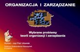 ORGANIZACJA I ZARZĄDZANIE - CDN Lesznocdn.leszno.pl/files/wiecej/materialy-do-pobrania/zarzadzanie-organizac... · Teoria Organizacji i Zarządzania Opis prawidłowości: • niezależnych