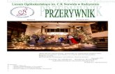 Łamiąc się opłatkiem składamy Wszystkim najserdeczniejsze ...norwid.com.pl/teksty/gazetka/Przerywnik 12.2011.pdf · Bożego Narodzenia... Wróć! W zasadzie mógłbym już teraz