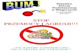 STOP PRZEMOCY I AGRESJI!!! · Pisemko Szkoły Podstawowej w Węgorzynie Nr 6/2012/2013 luty 2013 STOP PRZEMOCY I AGRESJI!!! „NIE BĄDŹMY LUDOŻERCAMI! NIE ZJADAJMY SIĘ NAWZAJEM!”