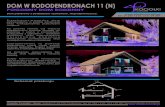 DOM W RODODENDRONACH 11 (N) - Osiedle-Kociołki€¦ · Przestronny,pogodny dom jednorodzinny o prostej konstrukcji oraz funkcjonalnej przestrzeni ... Projekt dope³nia ³azienka