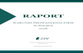 RAPORT - ZPPzpp.net.pl/wp-content/uploads/2018/04/Warunki-prowadzenia-firm-w … · WARUNKI PROWADZENIA FIRM W POLSCE 2018 Wprowadzenie – sytuacja gospodarcza Polski w 2017 roku