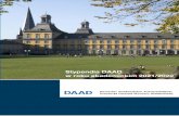 Stypendia DAAD w roku akademickim 2021/2022 · 2020. 9. 7. · z najważniejszych na świecie organizacji wspierających międzynarodową wymianę akademicką powstała w 1925 roku.