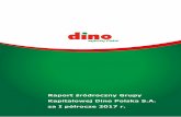 Raport za I półrocze 2017 r. - grupadino.pl · w okresie od początku 2014 roku do dnia 30 czerwca 2017 r. zwiększyła liczbę sklepów o 353. Ekspansji sieci towarzyszy znaczący