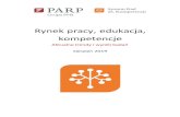 Rynek pracy, edukacja, kompetencje - PARPRynek pracy w Polsce Z danych MRPiPS wynika, że stopa bezrobocia rejestrowanego w Polsce w lipcu 2019 r. wyniosła 5,2% i od stycznia br.