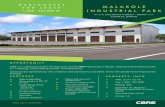 FOR LEASE MALAKOLE 1,209 - 231,838 SF INDUSTRIAL PARK€¦ · + Size: 1,209 - 231,838 + Parking: 350 + Base Rent: $1.50/sf/mo 18’H X 17’W Discounts applicable for larger spaces