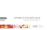 OPINIE O POLSCE 2019 - Polska Organizacja Turystyczna · niezmiennie: miasta, lasy i parki narodowe oraz zabytki (na 3. miejscu plasują się obiekty UNESCO lub zwiedzanie i muzea).