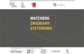 OCHRONA DANYCH OSOBOWYCH - watchdogportal.pl€¦ · OCHRONA DANYCH OSOBOWYCH w organizacjach pozarządowych z uwzględnieniem zmian obowiązujących od 1 stycznia 2015 r. ekspertka:
