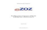 Konfiguracja programu eZOZ do współpracy z platformą P1 · Konfiguracja programu eZOZ do współpracy z platformą P1. 5 . Po pomyślnym odczytaniu certyfikatu następuje procedura