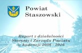 Powiat Staszowskistaszowski.eu/images/stories/inwestycje/2010/raport2010.pdf · wydatków na inwestycje począwszy od 2008 roku (czerwona linia) spowodowany jest sukcesywnym wdrażaniem
