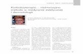 Karboksyterapia – nieinwazyjna metoda w medycynie ... · DERMATOLOGIA ESTETYCZNA /VOL.12 /NR 3 /2010 153 LEKARSKIE ZABIEGI KOSMETOLOGICZNE Karboksyterapia – nieinwazyjna metoda
