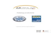 Katalog produktów - AE-Solar€¦ · wysokiej jakości materiałów, automatycznych zrobotyzowanych linii montażowych oraz niemieckiej technologii i standardów. ... Wytrzymałość