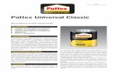 Pattex Universal Classic - askot.krakow.pl€¦ · wysoka wytrzymałość na ścinanie odporny na wysokie temperatury wysoka przyczepność początkowa elastyczny łatwy w nakładaniu