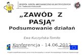 im. Tadeusza Kościuszki „ZAWÓD Z PASJĄ” 2006/02.pdf · w kraju wynosił on w technikach 27% • 2011 - 16 absolwentów - średni wynik - 43,75% , w kraju wynosił on w technikach