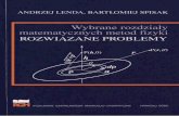 KU 0219 pozycja wydawnictw naukowych Akademii Górniczo ...winntbg.bg.agh.edu.pl/skrypty3/0366/lenda-spisak.pdf · G.B. Arfken, H.J. Weber, Mathematical Method for Physicists, Academic