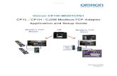 Omron CP1W-MODTCP61 CP1L / CP1H / CJ2M Modbus/TCP …€¦ · Omron CP1W-MODTCP61 CP1L / CP1H / CJ2M Modbus/TCP Adapter Application and Setup Guide Revision 2.00a 7/29/2011