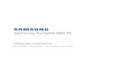 Samsung Portable SSD T5...• Zmiana ustawień za pomocą oprogramowania Samsung Portable SSD w systemie Windows i Mac OS Nazwę użytkownika, hasło i tryb bezpieczeństwa dysku T5