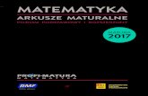 MateMatykap.iplsc.com/-/000604767Q4EN2AD.pdf · 2016. 10. 10. · MateMatyka arkusze Maturalne matura 2017 patron medialny. 4 Drogi Maturzysto! Przygotowaliśmy dla Ciebie publikację,