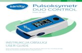 Pulsoksymetr - Sanity.pl - W trosce o twoje zdrowie · pozytywnie przeszły testy kliniczne i otrzymały odpowiednie certyfikaty potwierdzające zgodność ze standardami Unii Europejskiej.