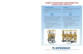 POMPY P¸UCZKOWE NURNIKOWE PPN - Bipromasz · Masa kg 300 500 670 1000 Technical parameters Unit Pump type PPN-250 PPN-350 PPN-480 PPN-700 Efficiency dm3/min. 250 350 480 700 Maximum
