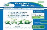 Błękitnemzmgo.mazury.pl/images/gospodarka-odpadami/biuletyn... · 2018. 1. 31. · egzemplarz bezpłatny Nr 4/2017 Błękitne Mazury ISSN 2353-6500 BIULETYN INFORMACYJNY Mazurskiego