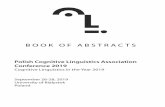 Book of Abstractsptjk2019.uwb.edu.pl/wp-content/uploads/2019/09/Book-of-Abstracts.pdf · Elżbieta Tabakowska – Uniwersytet Jagielloński, Marjolijn H. Verspoor - University of