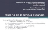 Instytut Filologii Romańskiej Filología Hispánica Xavier Pascual …sd32b2c9f80a82bcb.jimcontent.com/download/version/1449011367/… · El español en Europa •s. XVI y 1ª ½