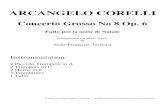 Corelli 8 b10 score - Free MusicARCANGELO CORELLI Concerto Grosso No 8 Op. 6 Fatto per la notte di Natale arrangement for Brass Tentet by Jean-François Taillard Instrumentation: 2