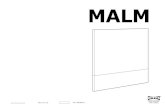 MALM AA-1083664-1 2013-12-13 - IKEA€¦ · Ten mebel musi zostać przytwierdzony do ściany przy pomocy uchwytu dołączonego do zestawu. Ściany wykonane z różnych materiałów